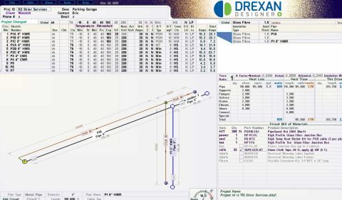 Drexan Designer+ Trace Heating Design Software • Drexan Energy Systems ...